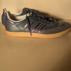 Adidas Sambas Grey Leather Women's 9